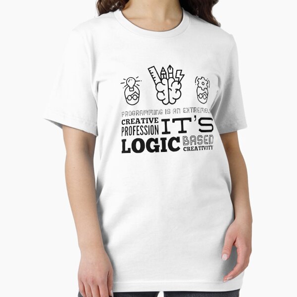 Item preview, Programming Is An Extremely Creative Profession It's Logic Based Creativity (black) designed and sold by Stornu2Ruedas.