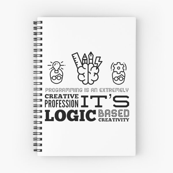 Item preview, Programming Is An Extremely Creative Profession It's Logic Based Creativity (black) designed and sold by Stornu2Ruedas.