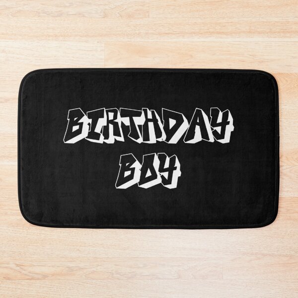 Item preview, Birthday Boy whte designed and sold by LPDesignsUK.