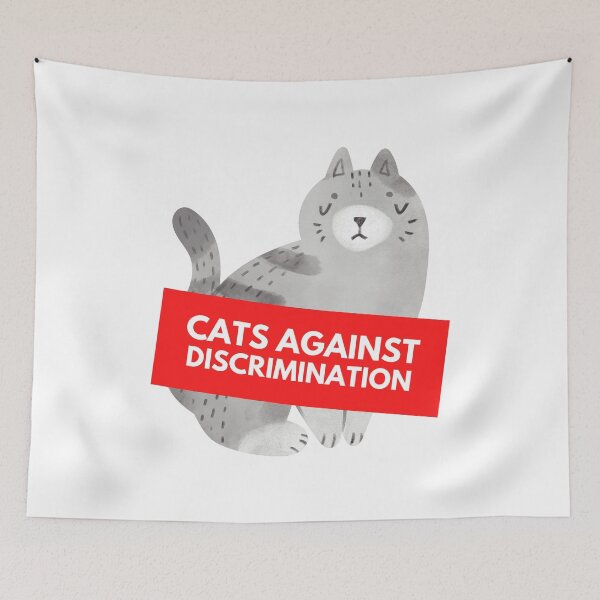 Item preview, Cats Against Discrimination designed and sold by mydoodlesateme.