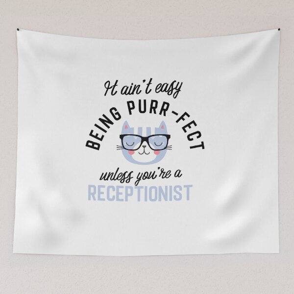 Item preview, Receptionist Cat Gifts for Cat Lovers - It ain't easy being Purr Fect designed and sold by betternotes.