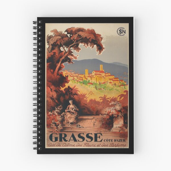 Item preview, retro classic Grasse poster designed and sold by CorasPosters.
