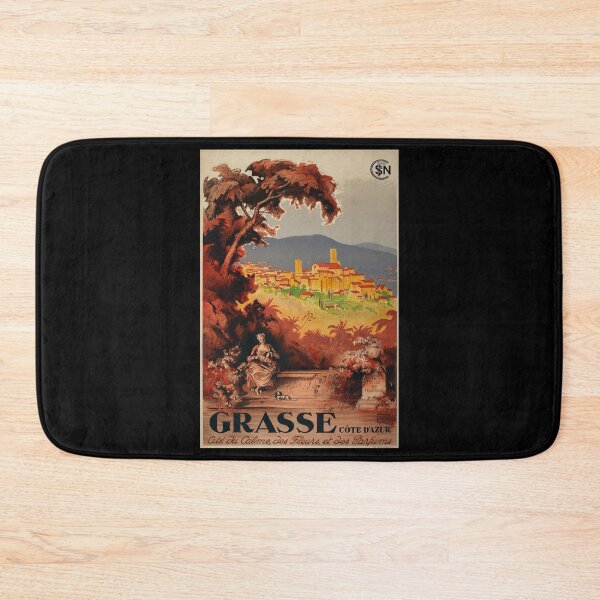 Item preview, retro classic Grasse poster designed and sold by CorasPosters.