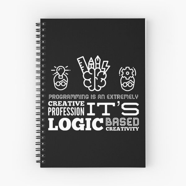 Item preview, Programming Is An Extremely Creative Profession It's Logic Based Creativity (white) designed and sold by Stornu2Ruedas.
