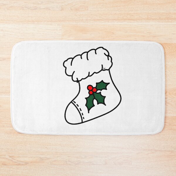 Item preview, Christmas sock in white and colors designed and sold by BV-creas.