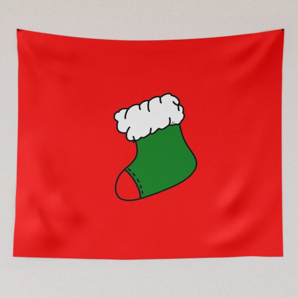 Item preview, Christmas sock in white and colors designed and sold by BV-creas.