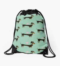 Minty Dog - Dachshund Sausage Dog Drawstring Bag