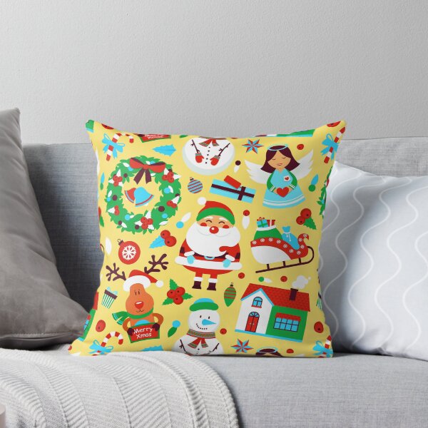 Artikelvorschau, Weihnachtsmuster mit Rentier- und Weihnachtsbäumen und -geschenken entworfen und verkauft von wazoosi.