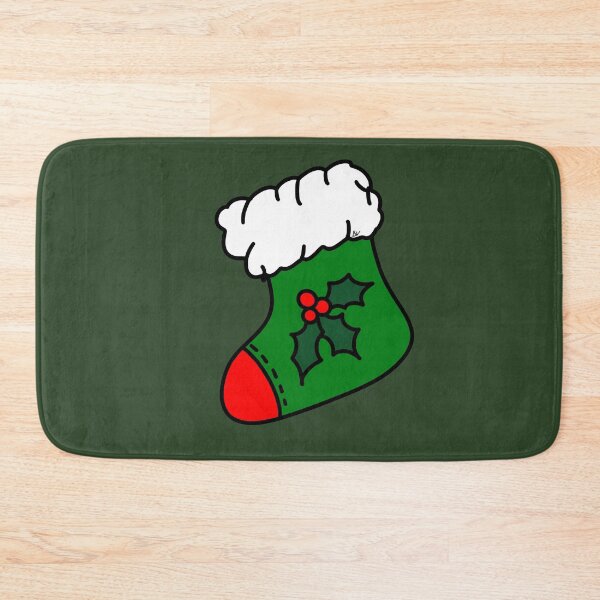 Item preview, Christmas sock in white and colors designed and sold by BV-creas.