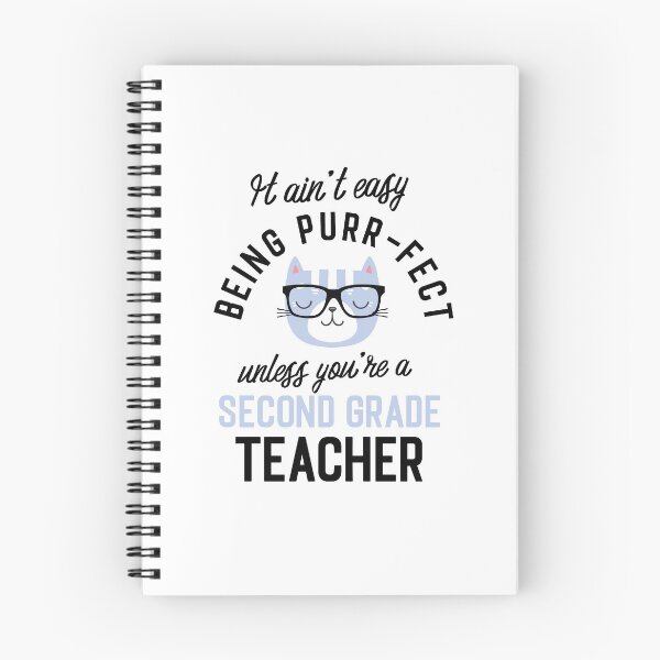Item preview, Second Grade Teacher Cat Gifts for Cat Lovers - It ain't easy being Purr Fect designed and sold by betternotes.