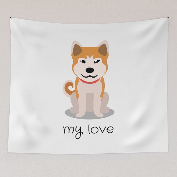 Item preview, dog - my love 4 - akita inu designed and sold by simonecaste29.