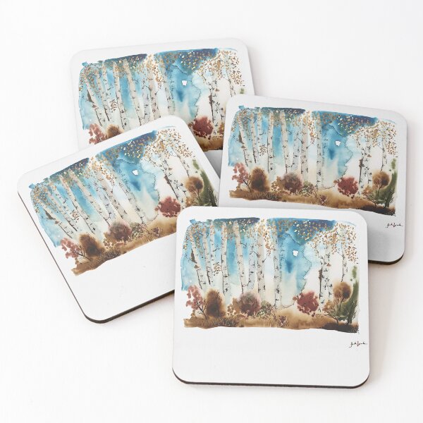 Item preview, Silver Birch Woodland By Jade Wade designed and sold by Jade Wade.