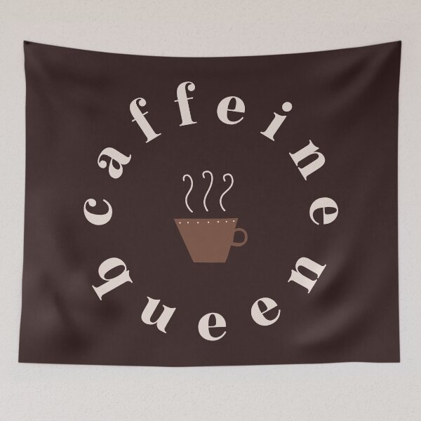 Item preview, caffeine queen in coffee colors designed and sold by neopop.