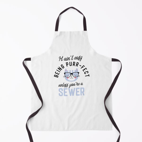 Item preview, Sewer Cat Gifts for Cat Lovers - It ain't easy being Purr Fect designed and sold by betternotes.