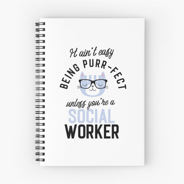 Item preview, Social Worker Cat Gifts for Cat Lovers - It ain't easy being Purr Fect designed and sold by betternotes.