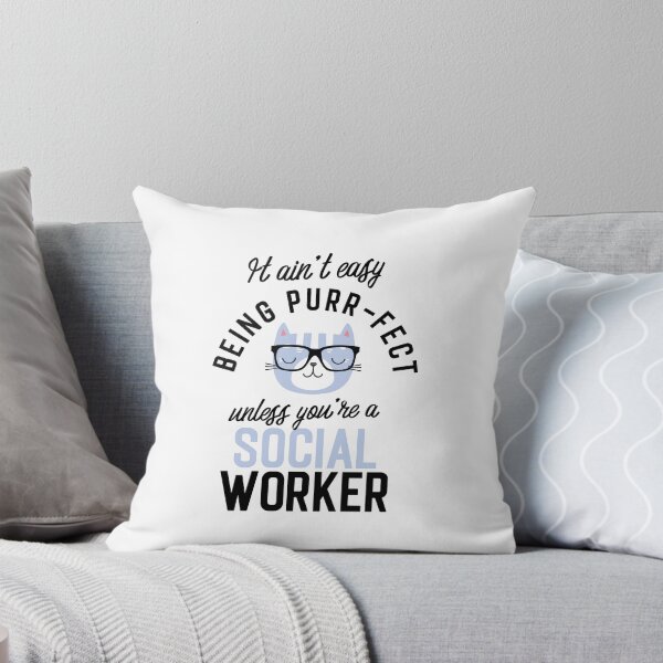 Item preview, Social Worker Cat Gifts for Cat Lovers - It ain't easy being Purr Fect designed and sold by betternotes.