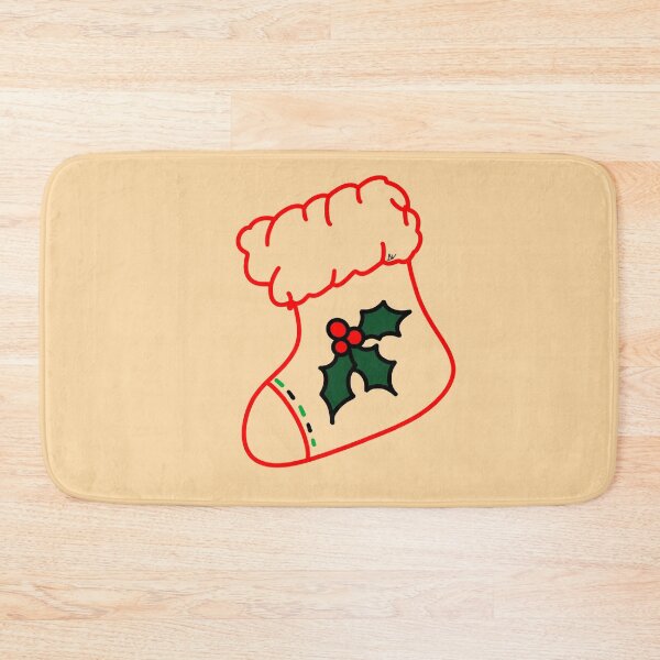 Item preview, Christmas sock in red and green designed and sold by BV-creas.