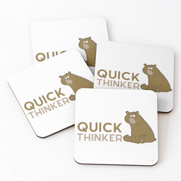Item preview, Quick Thinker - Funny Bear designed and sold by PandaSoul.