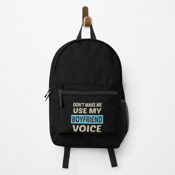 Item preview, Don't Make Me Use My Boyfriend Voice, Cute Funny Gift Ideas For Boyfriend designed and sold by awesomedraw.