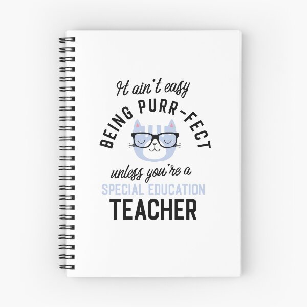 Item preview, Special Education Teacher Cat Gifts for Cat Lovers - It ain't easy being Purr Fect designed and sold by betternotes.