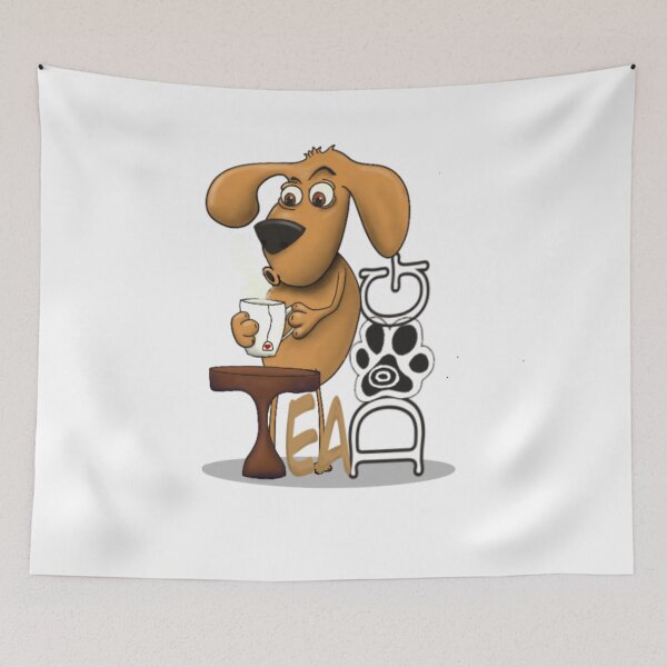 Item preview, Tea Dog  designed and sold by Scatch Spot.