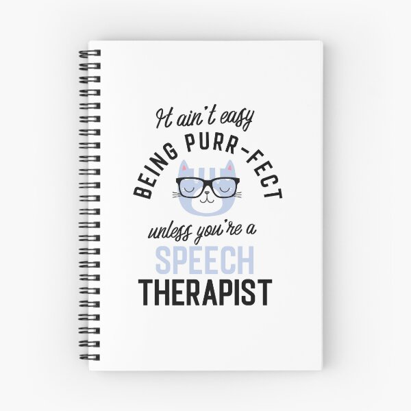 Item preview, Speech Therapist Cat Gifts for Cat Lovers - It ain't easy being Purr Fect designed and sold by betternotes.