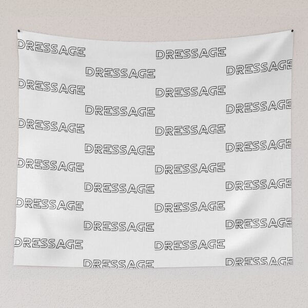 Item preview, dressage black equestrian text designed and sold by horseaddicted.