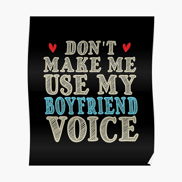 boyfriend poster ideas