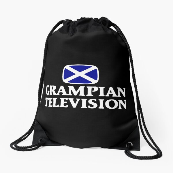 BEST SELLER Grampian TV Logo Merchandise Drawstring Bag