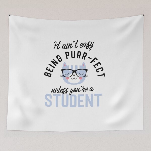 Item preview, Student Cat Gifts for Cat Lovers - It ain't easy being Purr Fect designed and sold by betternotes.