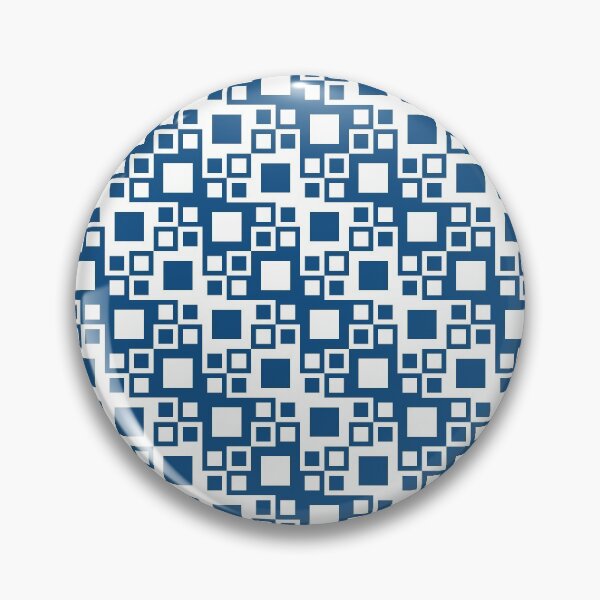 Item preview, Simple pattern with checkered tiles in classic blue color designed and sold by acidmit.