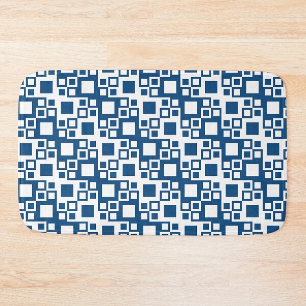 Item preview, Simple pattern with checkered tiles in classic blue color designed and sold by acidmit.