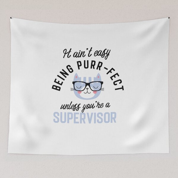 Item preview, Supervisor Cat Gifts for Cat Lovers - It ain't easy being Purr Fect designed and sold by betternotes.