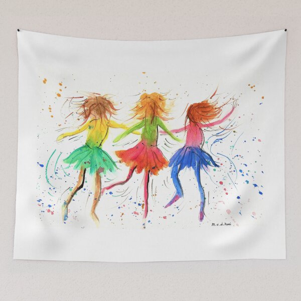 Item preview, Dancing Girls Party designed and sold by Marjansart.