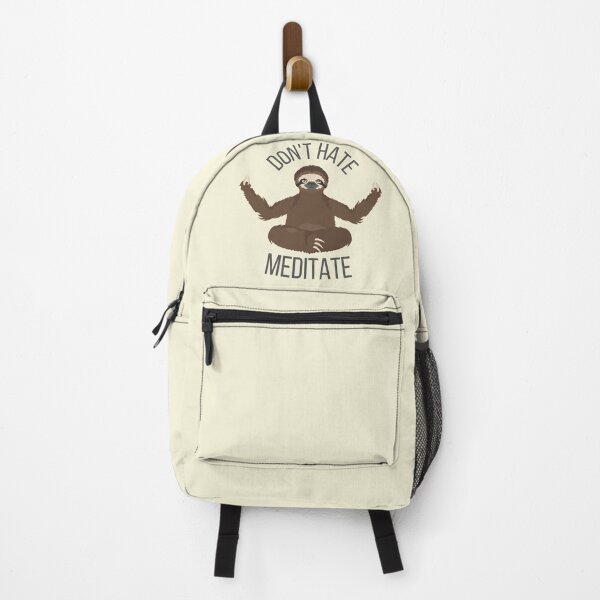 Item preview, Don't hate meditate. designed and sold by BitsndPieces.