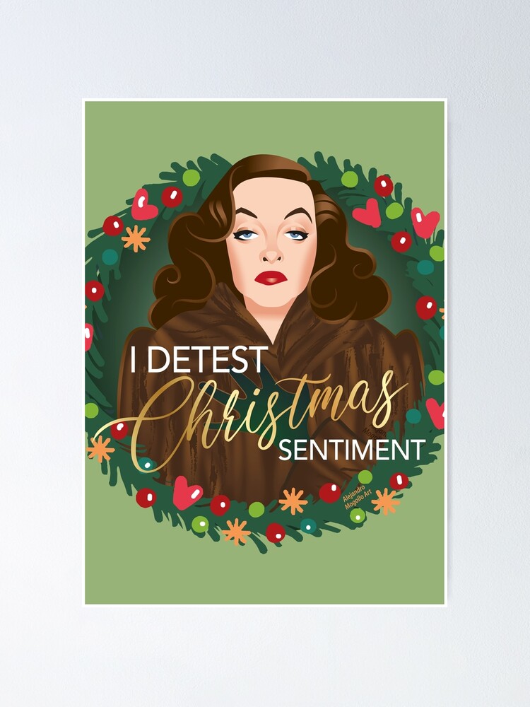 A Little Auntie Mame Christmas Poster for Sale by AleMogolloArt