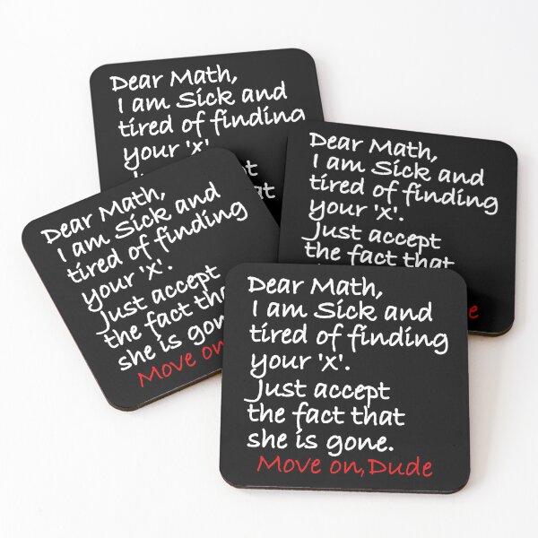 Item preview, Funny Dear Math Meme designed and sold by Feline Rockstars.