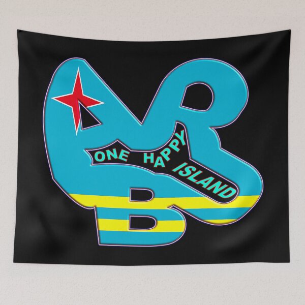 Artikelvorschau, ARUBA - ARUBA FLAGGE - EINE GLÜCKLICHE INSEL entworfen und verkauft von Ralek.