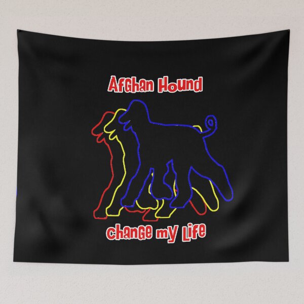 Item preview, Afghan Hound change my life - Dog Art dogs Silhouette -Afghan Hounds designed and sold by Coolstuff4you71.