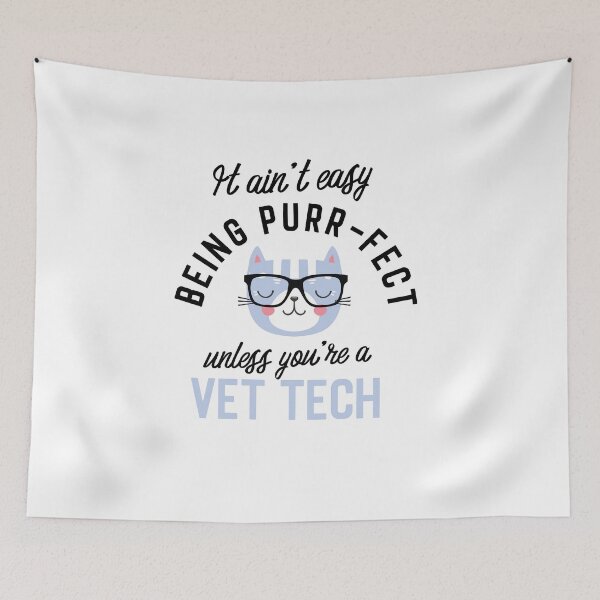 Item preview, Vet Tech Cat Gifts for Cat Lovers - It ain't easy being Purr Fect designed and sold by betternotes.