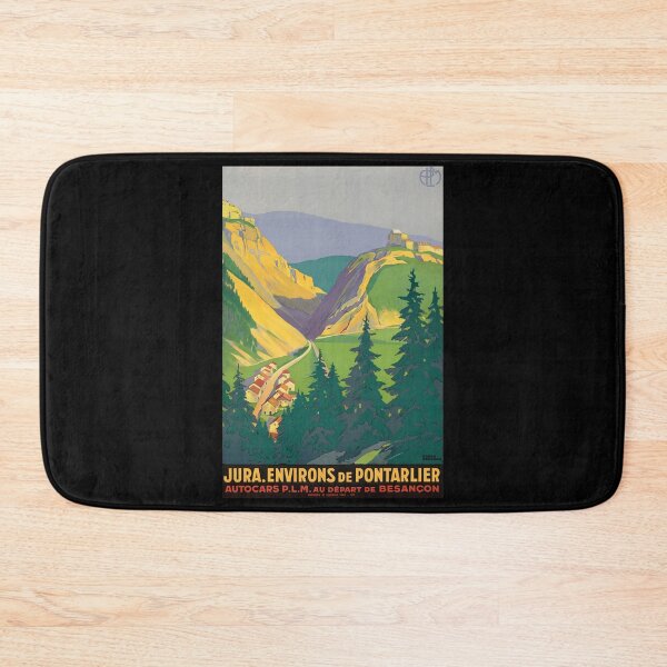 Item preview, retro classic PLM Environs de Pontarlier poster designed and sold by CorasPosters.