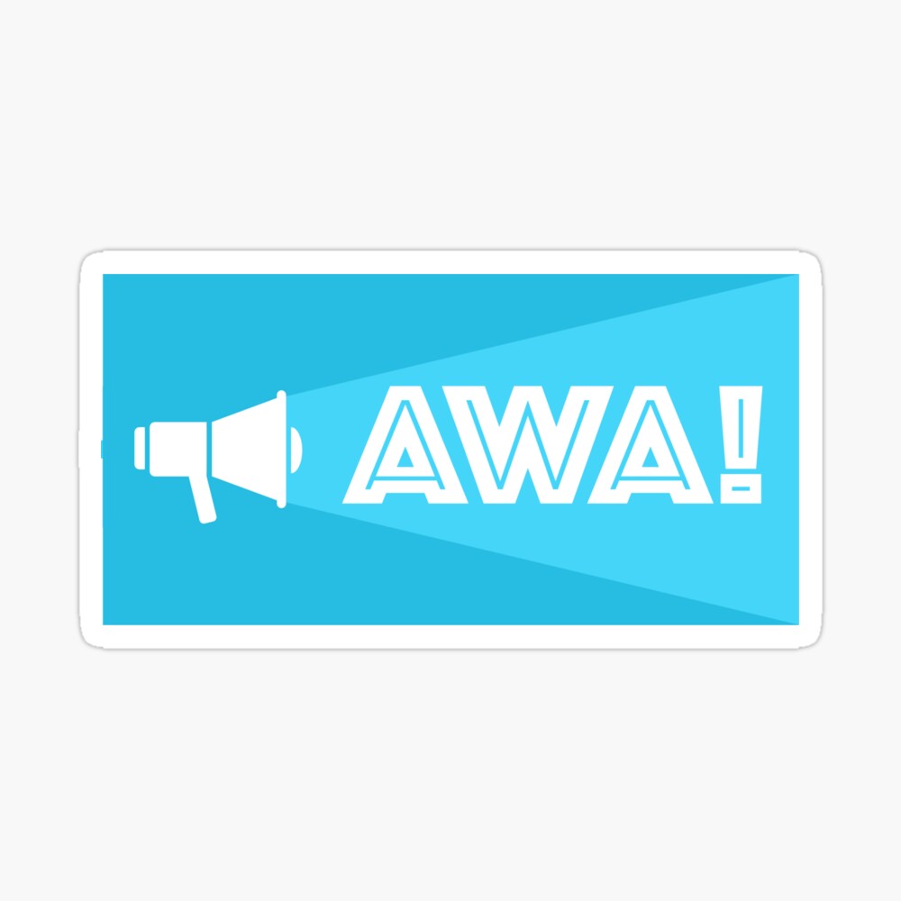 AWA Blue | Sticker