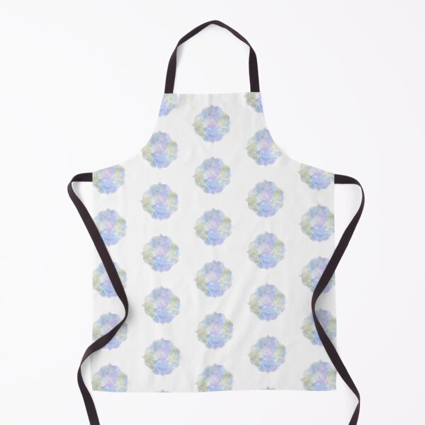 Item preview, Abstract Aesthetic Watercolor Pattern in Blue Purple Pink Gold with White Background designed and sold by CoconatStudio.