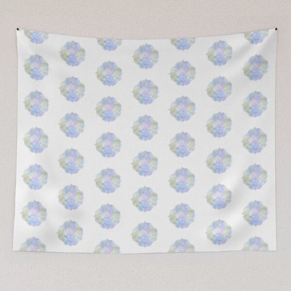 Item preview, Abstract Aesthetic Watercolor Pattern in Blue Purple Pink Gold with White Background designed and sold by CoconatStudio.