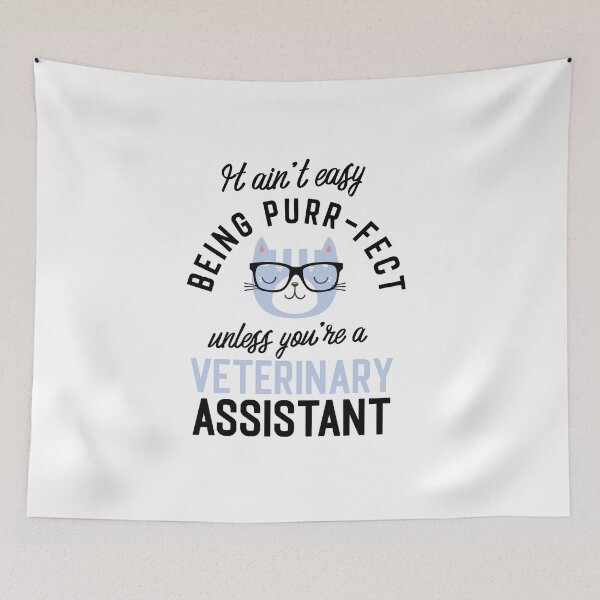 Item preview, Veterinary Assistant Cat Gifts for Cat Lovers - It ain't easy being Purr Fect designed and sold by betternotes.