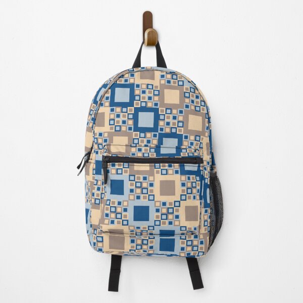 Item preview, Checkered tiles in a minimal ornament in classic blue color palette variations designed and sold by acidmit.