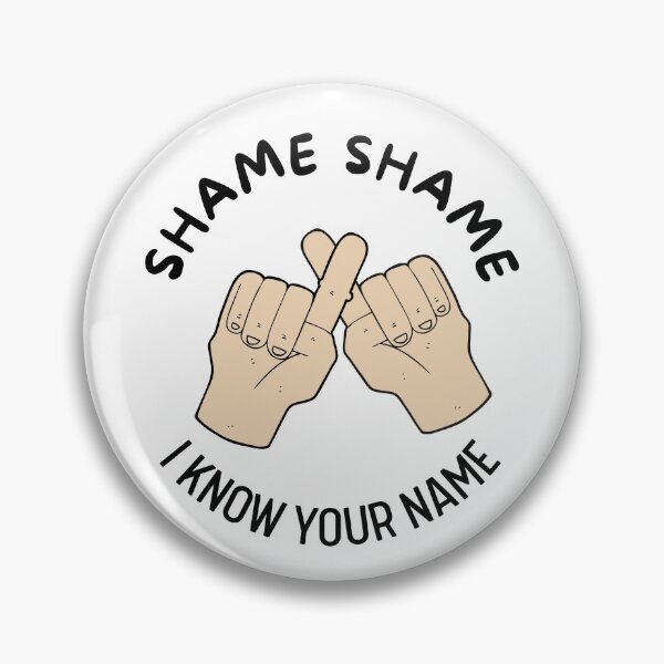Item preview, Shame Shame I Know Your Name | Quotes | Funny | Smile designed and sold by itsokaybyme.
