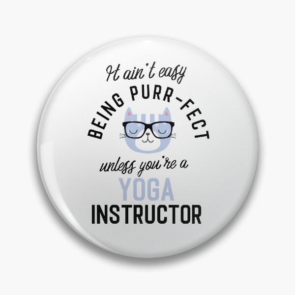 Item preview, Yoga Instructor Cat Gifts for Cat Lovers - It ain't easy being Purr Fect designed and sold by betternotes.