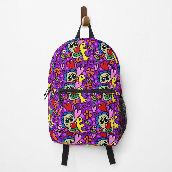 Item preview, Doodle Skull Pattern Print Art Design designed and sold by Spot Sweet.