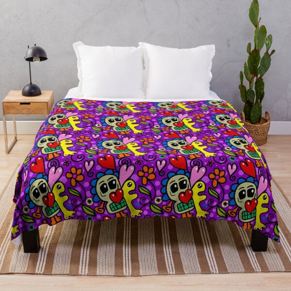 Item preview, Doodle Skull Pattern Print Art Design designed and sold by Spot Sweet.